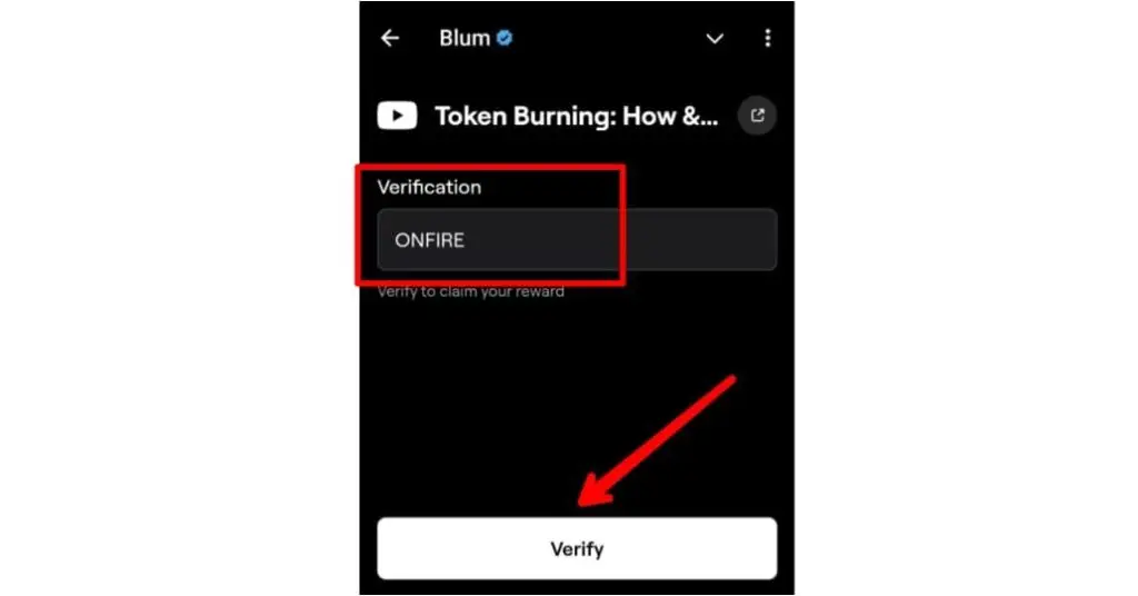enter blum code 1
