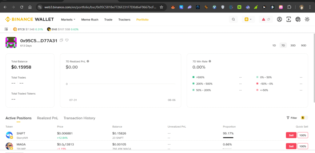 Binance wallet