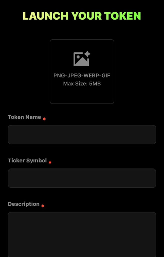 launch token