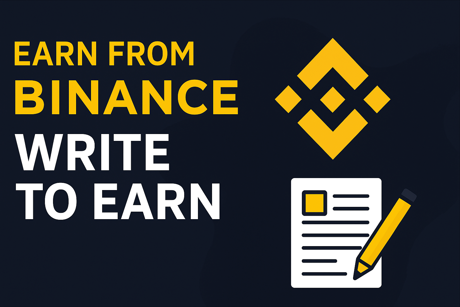 binance write to earn