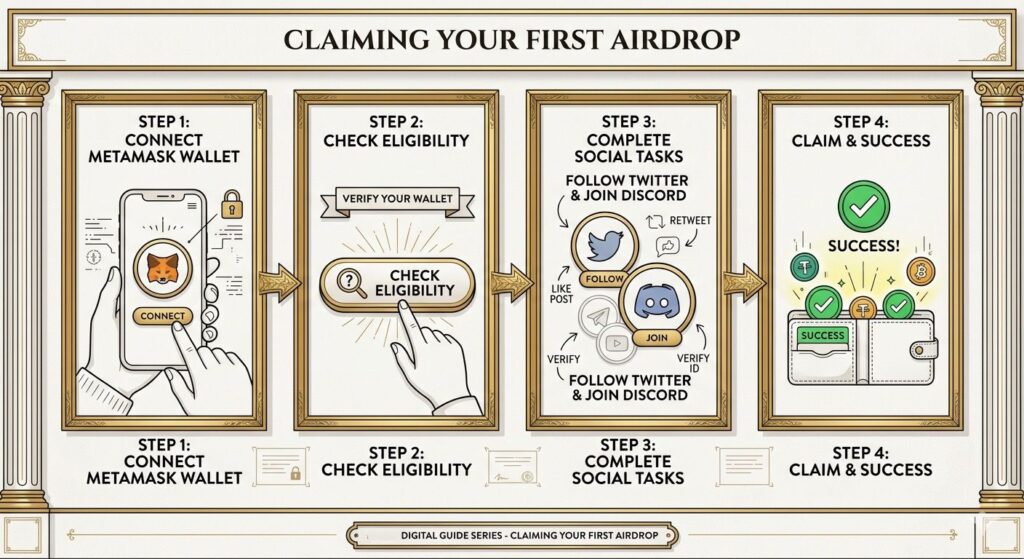 how to claim airdrops
