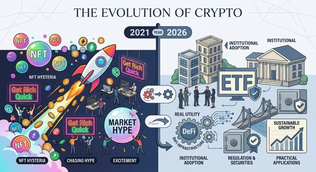 The evolution of crypto